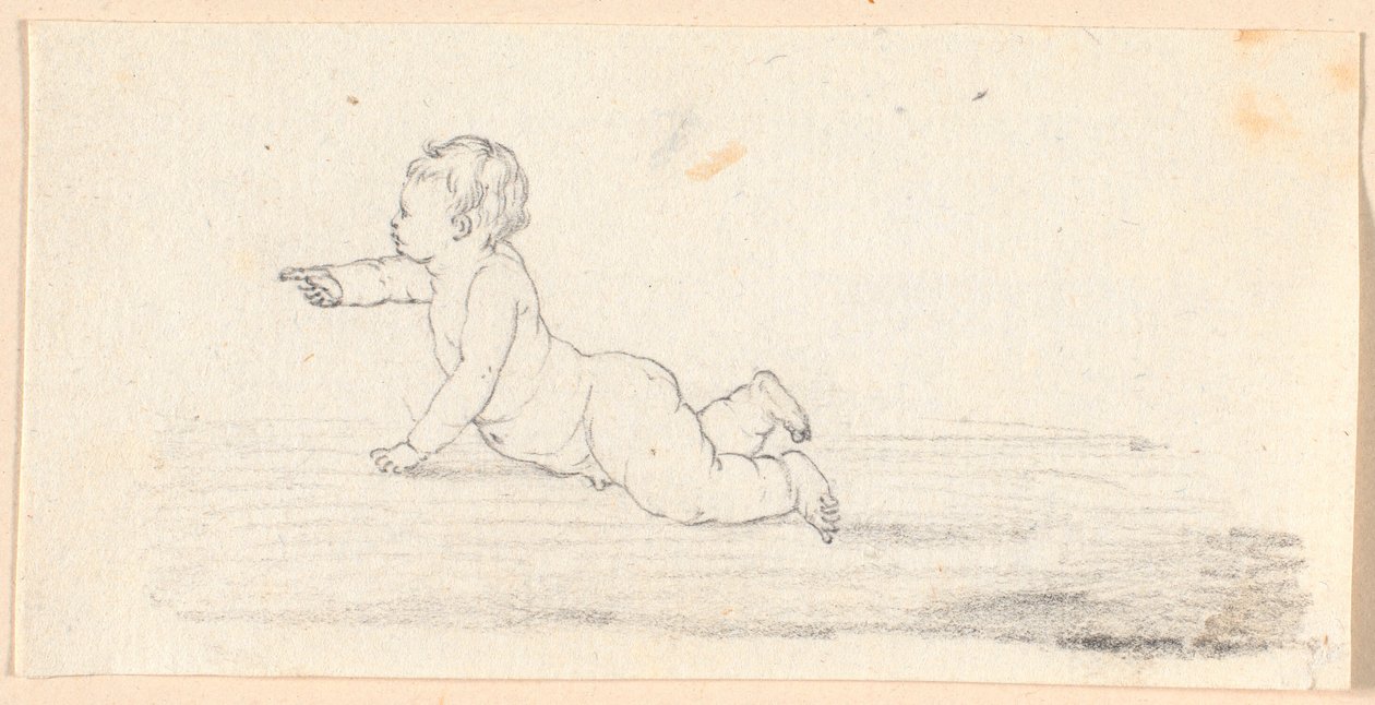 A Crawling, Naked Boy by Jens Juel