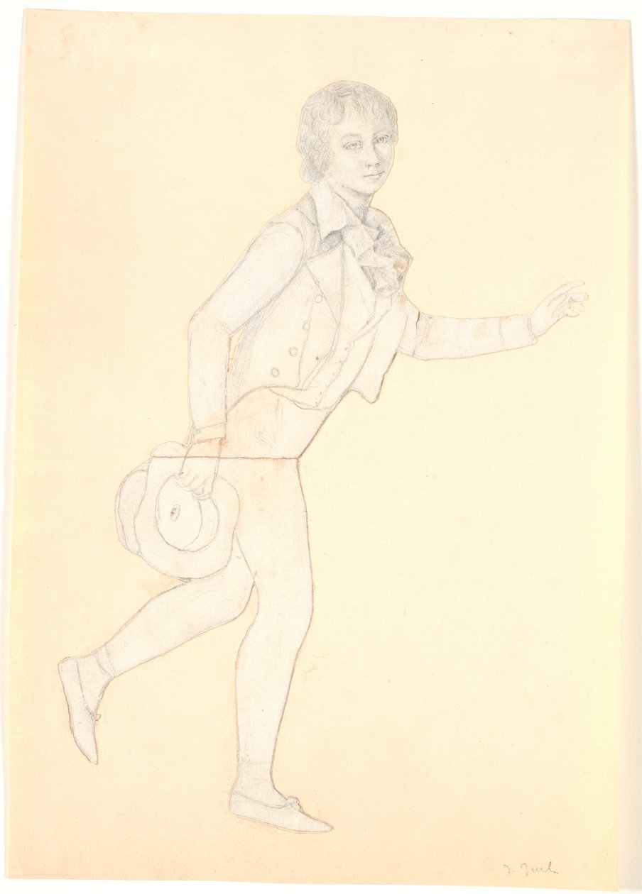 A Running Boy by Jens Juel