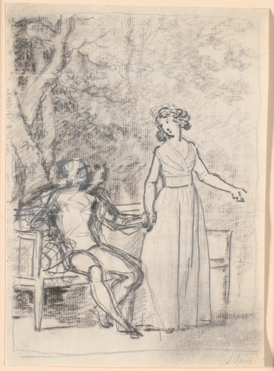 Composition Draft for the Rabenske Family Picture by Jens Juel