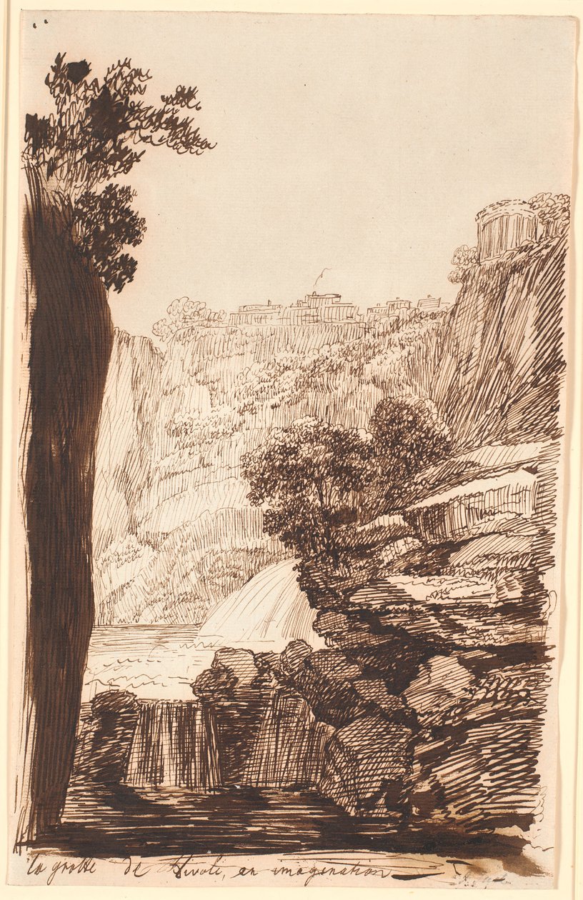 The Grotto of Tivoli in Imagination by Jens Juel