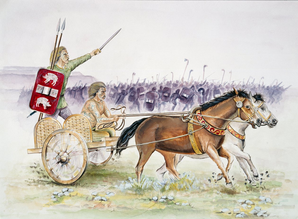 Celtic Chariot, Iron Age by Jeremy Richards
