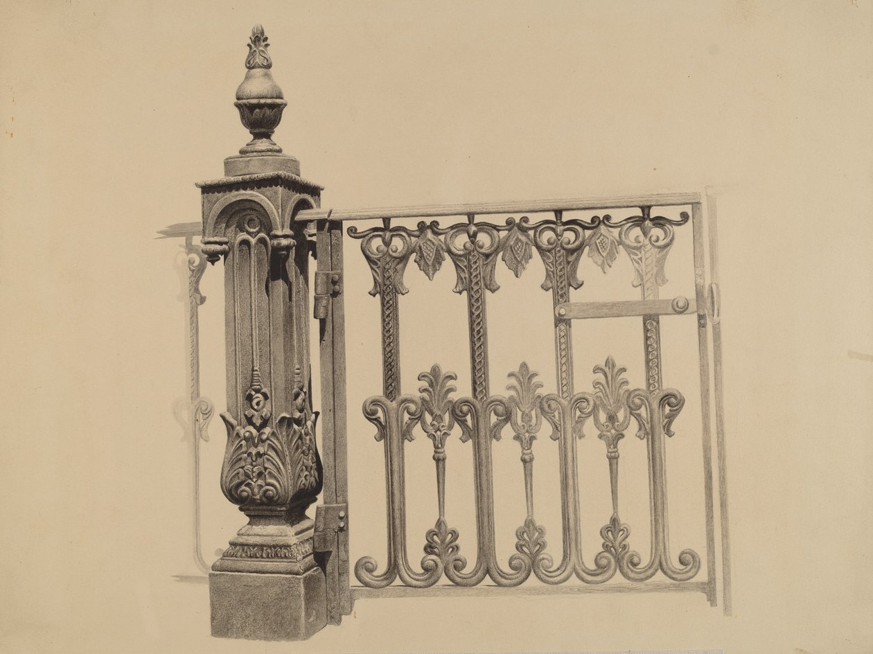 Gate and Gatepost by Jerome Hoxie