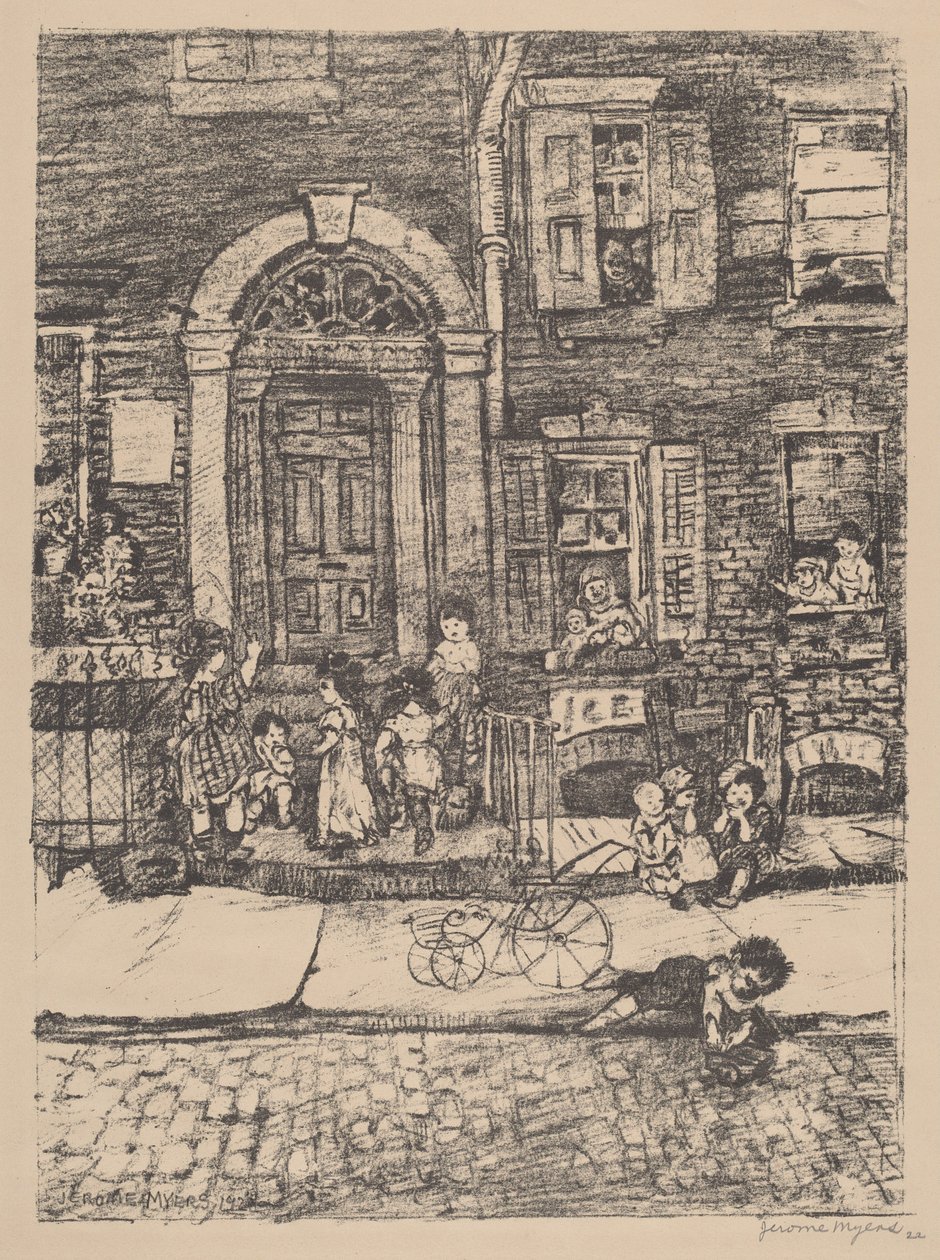 Street Scene by Jerome Myers