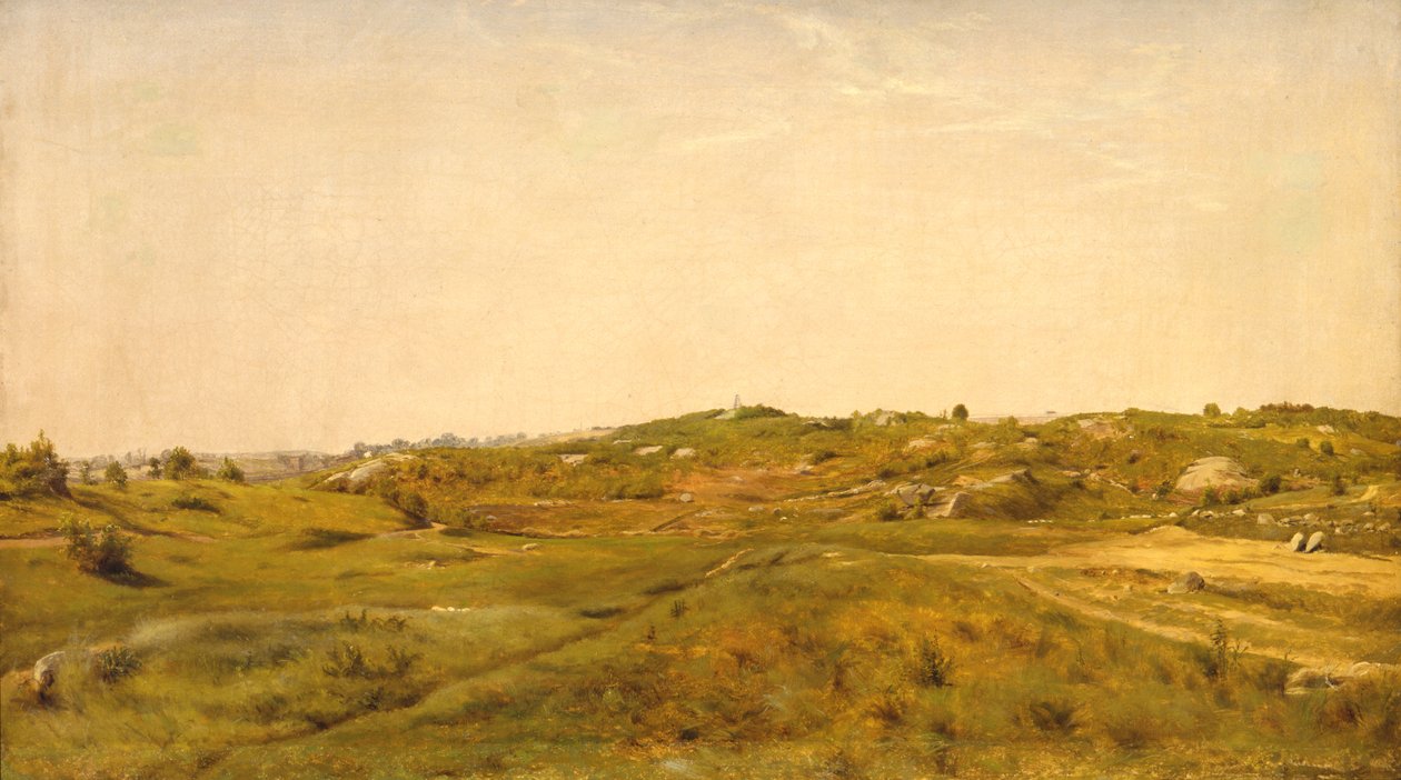 View in Central Park, N.Y.C., 1858 by Jervis McEntee