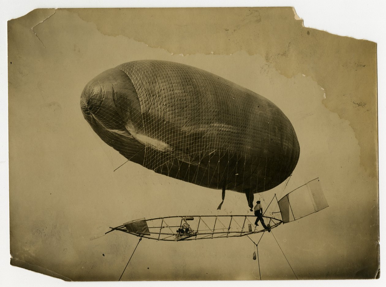 Airship "California Arrow" by Jessie Tarbox Beals