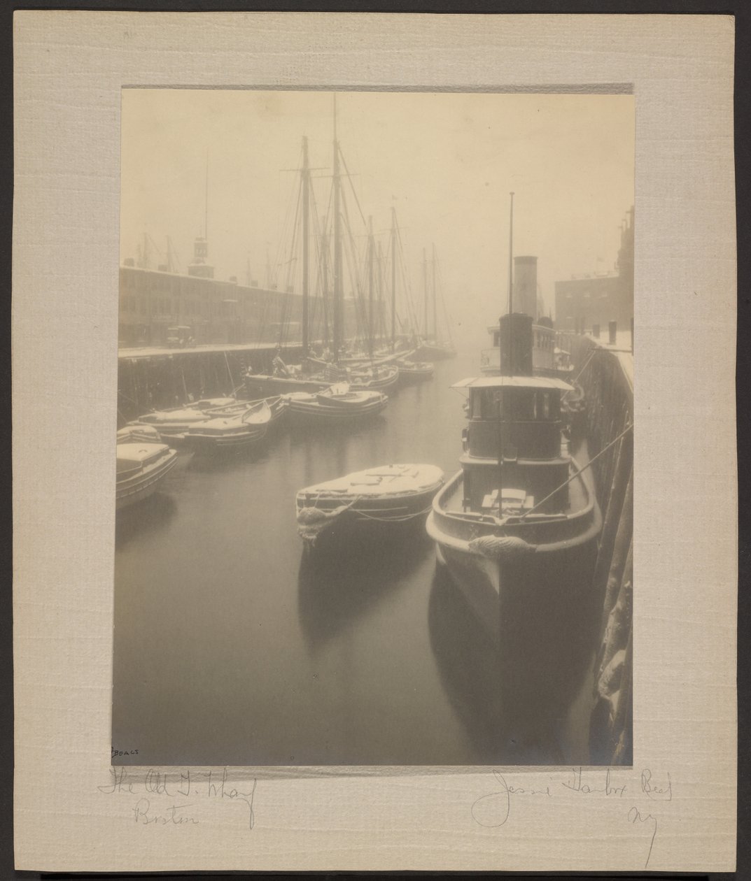 The Old T. Wharf, Boston by Jessie Tarbox Beals