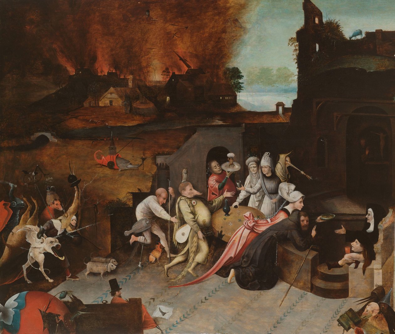 The Temptation of St Anthony by Jheronimus Bosch (copy after)
