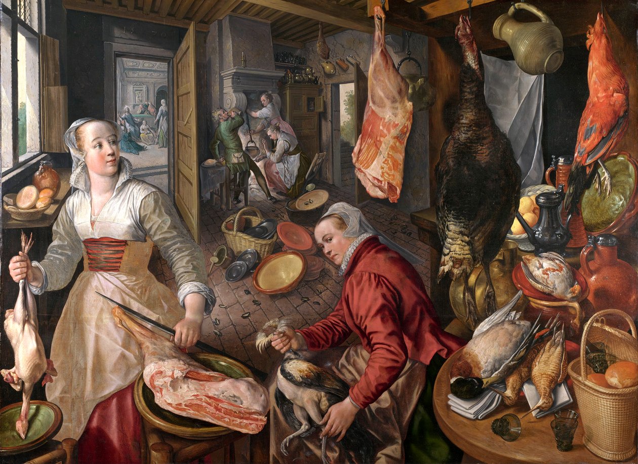 The Four Elements by Joachim Beuckelaer - Fire by Joachim Beuckelaer