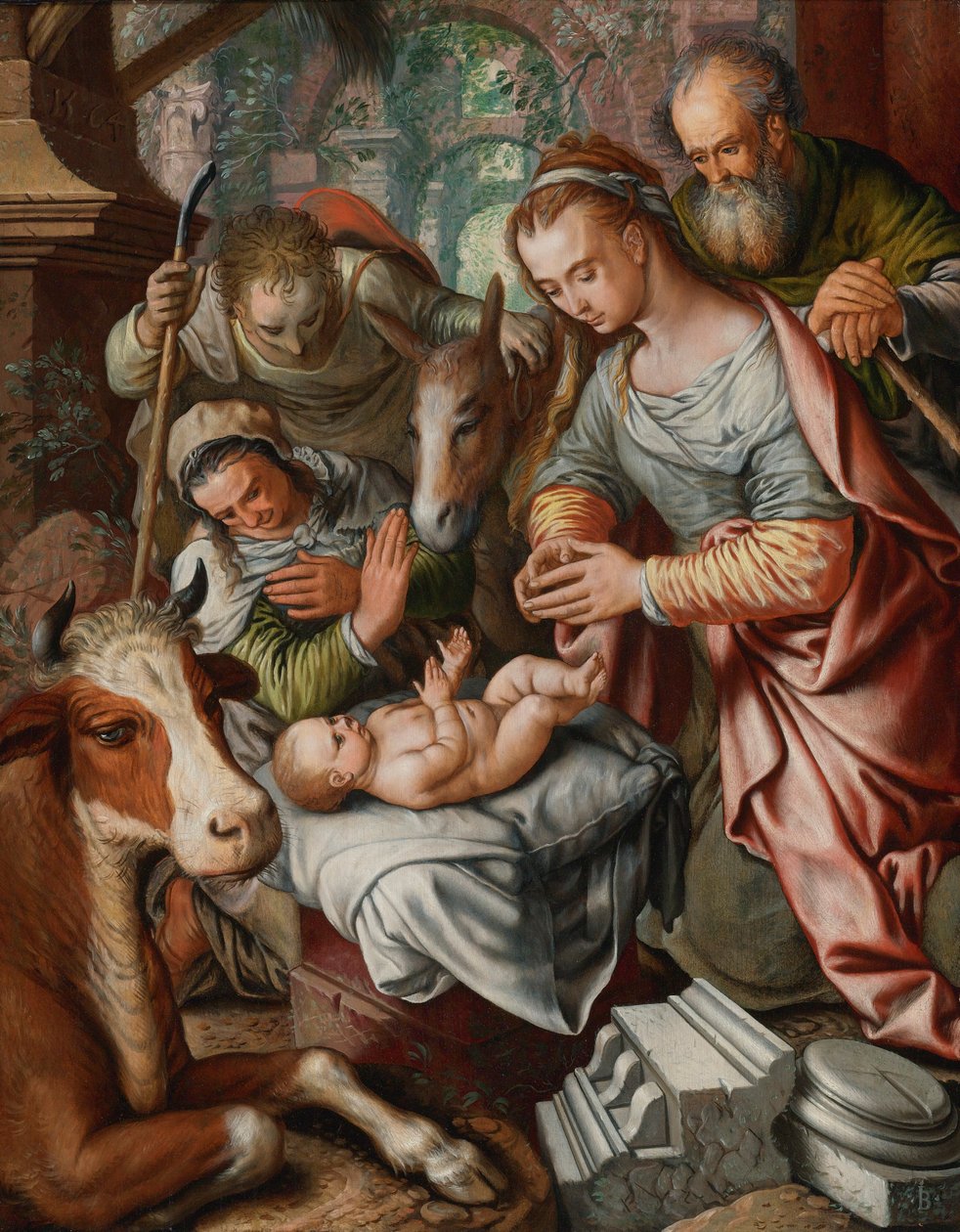The Adoration of the Shepherds by Joachim Beuckelaer