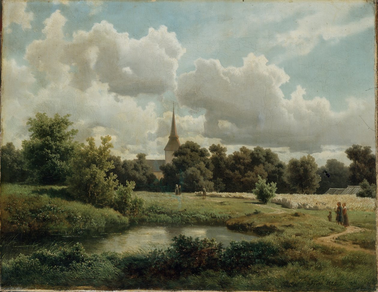 Eidsvoll Church by Joachim Frich