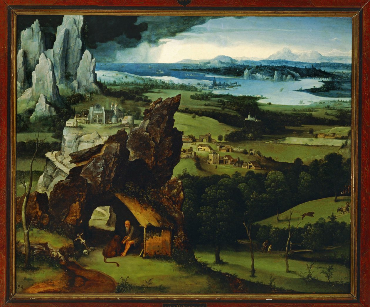 Landscape with Saint Jerome by Joachim Patinir