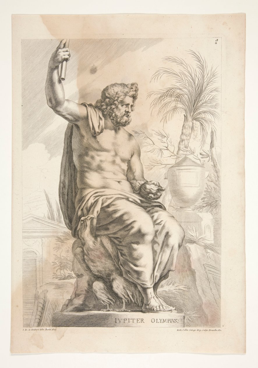 Jupiter Olympius (Sculpturae Veteris Admirata) by Joachim von Sandrart