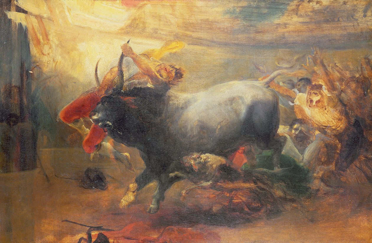 The Bullfight by Joachin Dominguez Becquer
