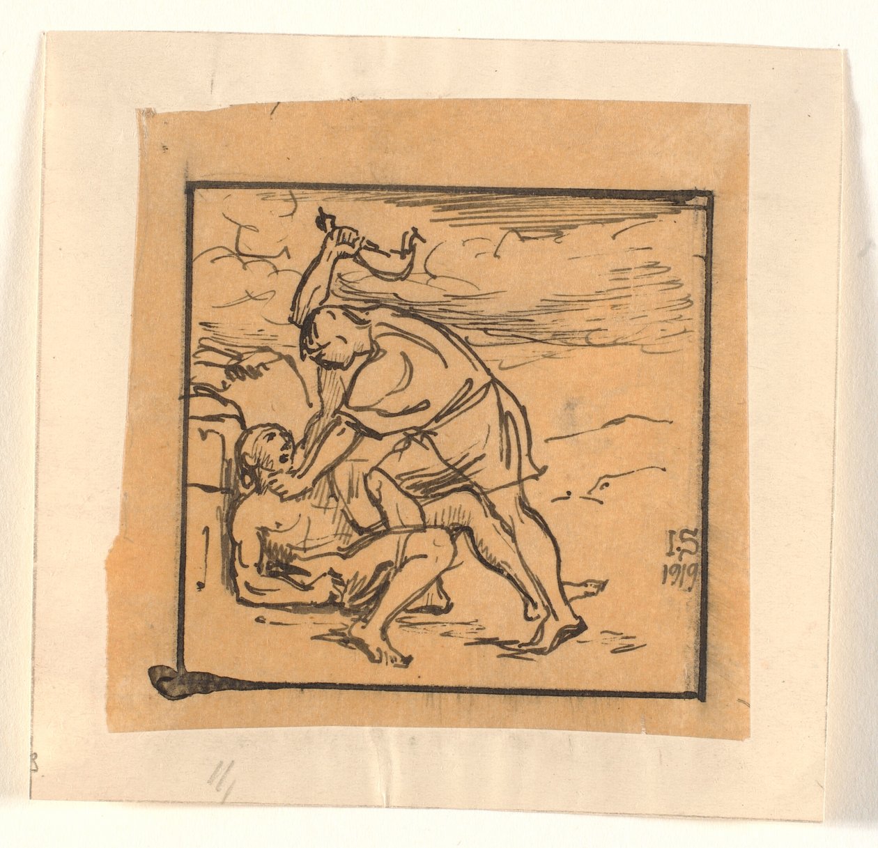 Cain Killing Abel by Joakim Frederik Skovgaard