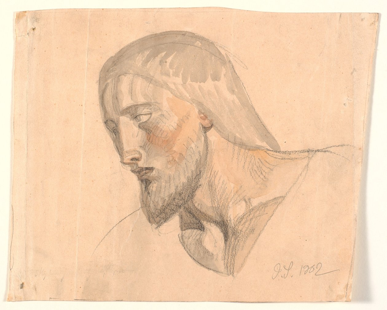 Study of Head by Joakim Frederik Skovgaard