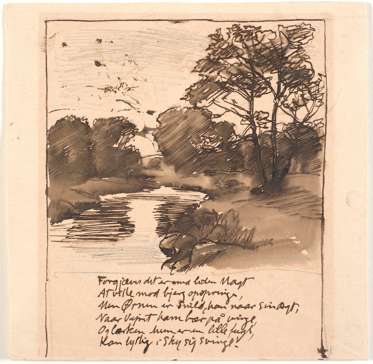 Draft for the Stream by Joakim Frederik Skovgaard