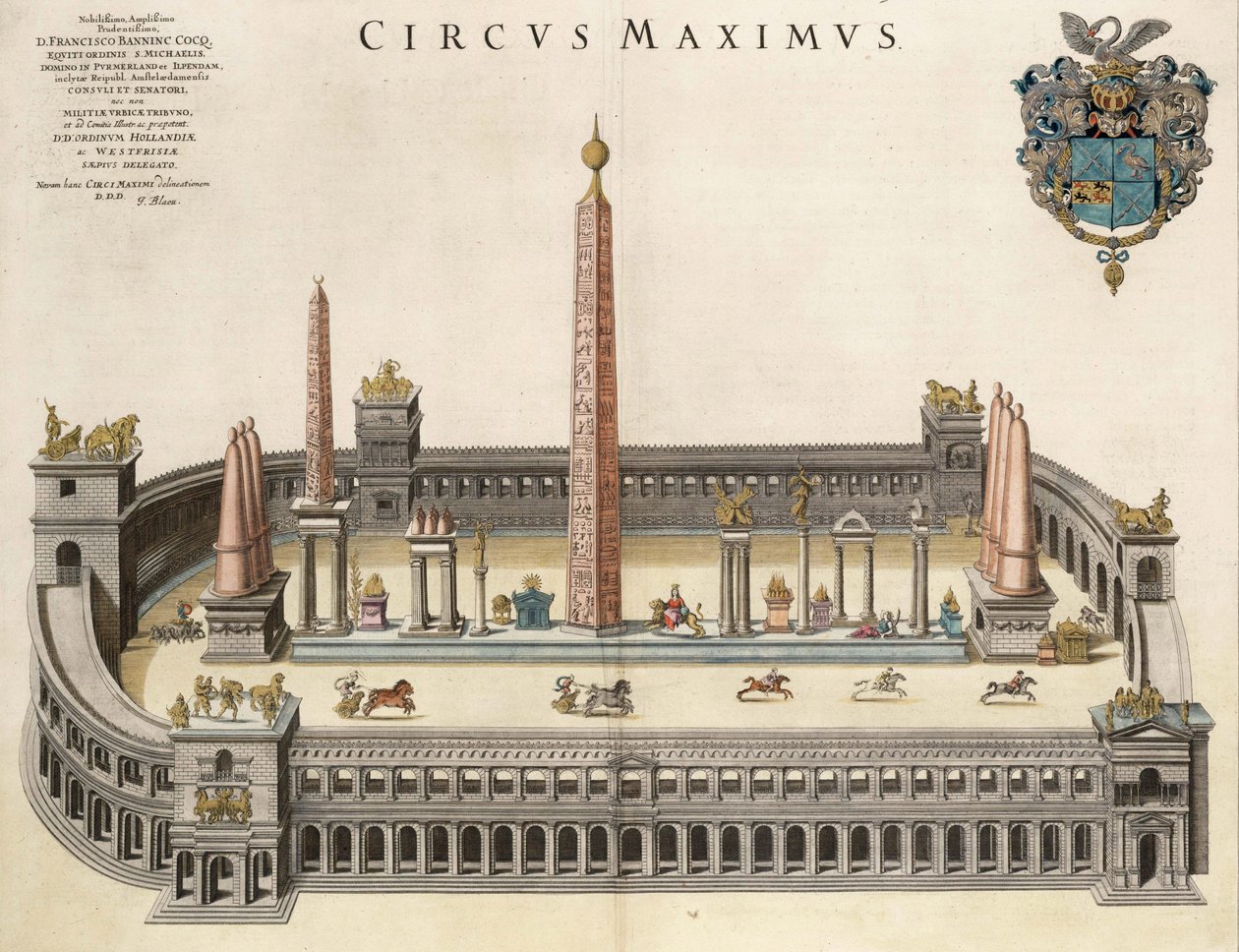 The Circus Maximus by Joan Blaeu