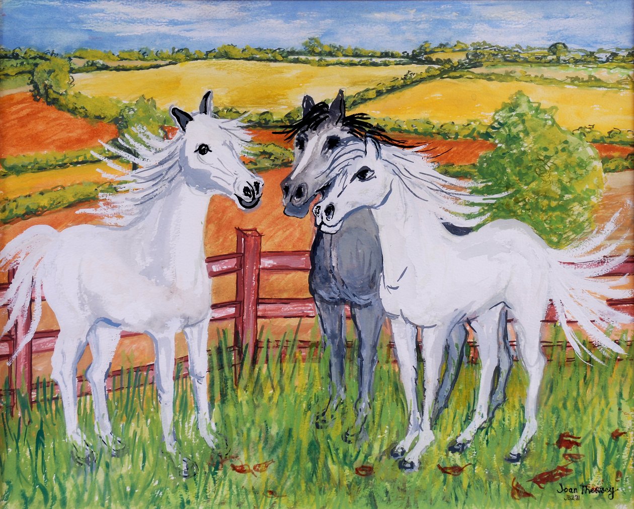 Three Frisky Horses by Joan Thewsey