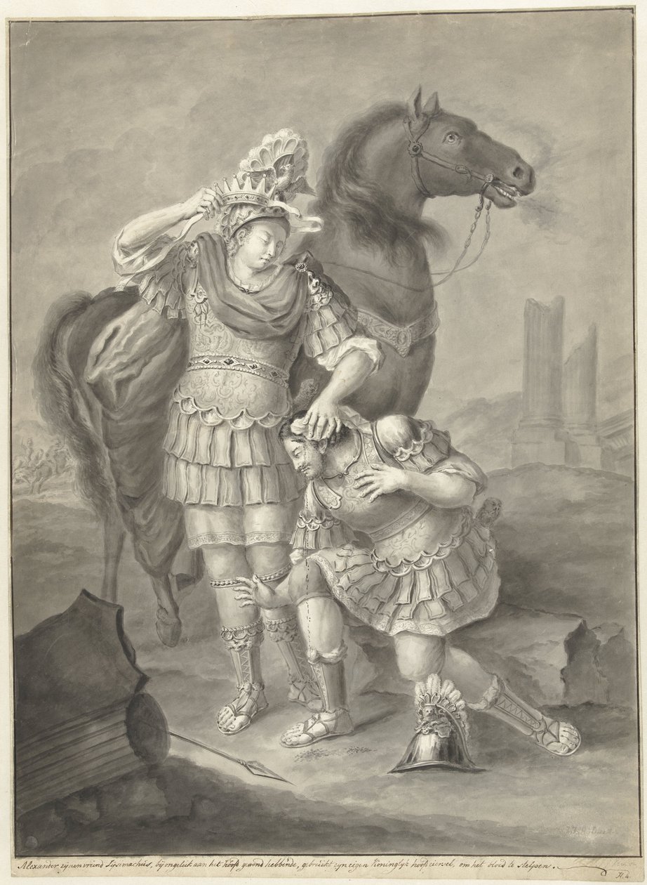 Alexander and Lysimachus by Joannis Jacobus Bijlaert