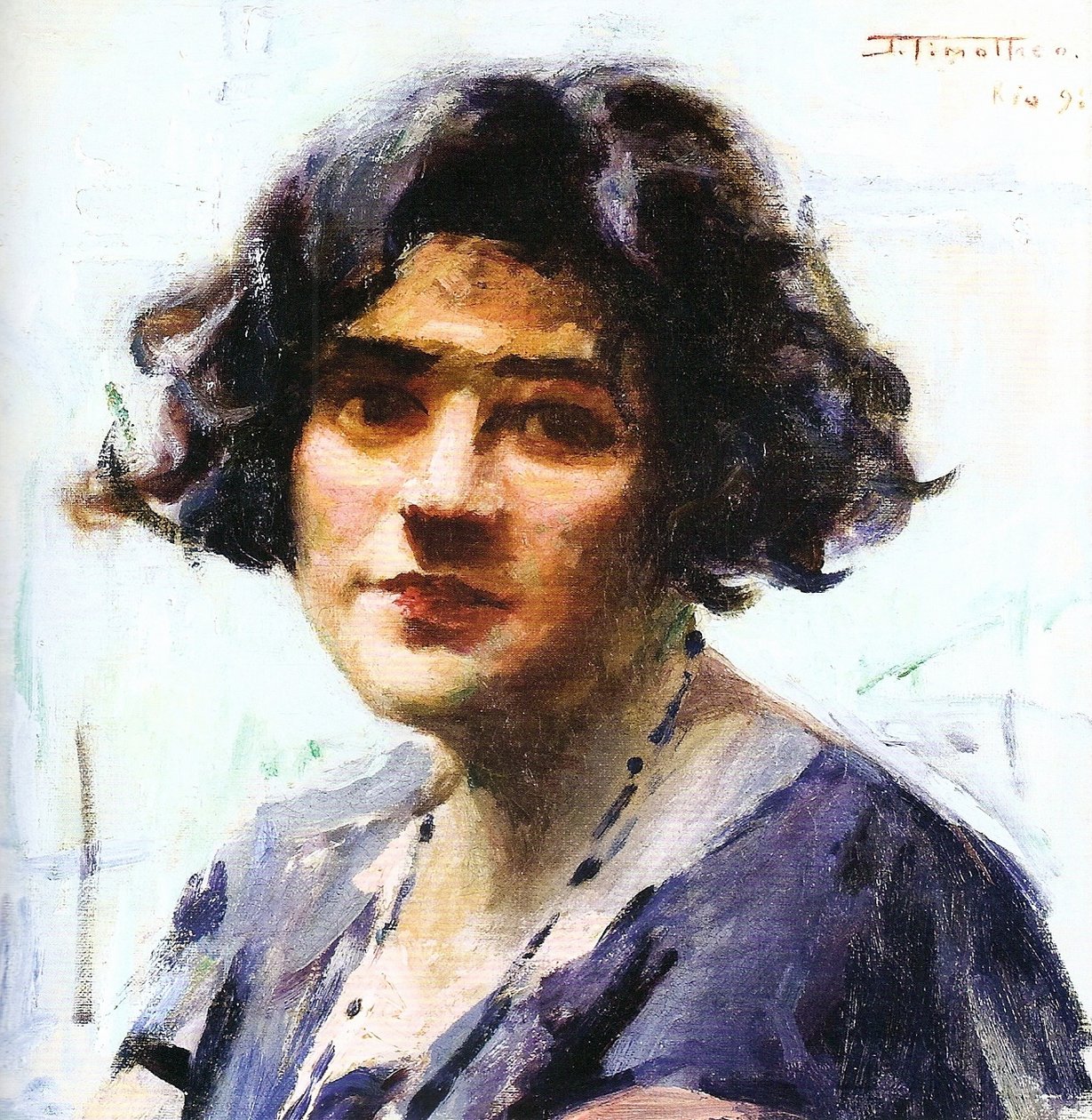 Portrait of a Woman by Joao Timoteo da Costa