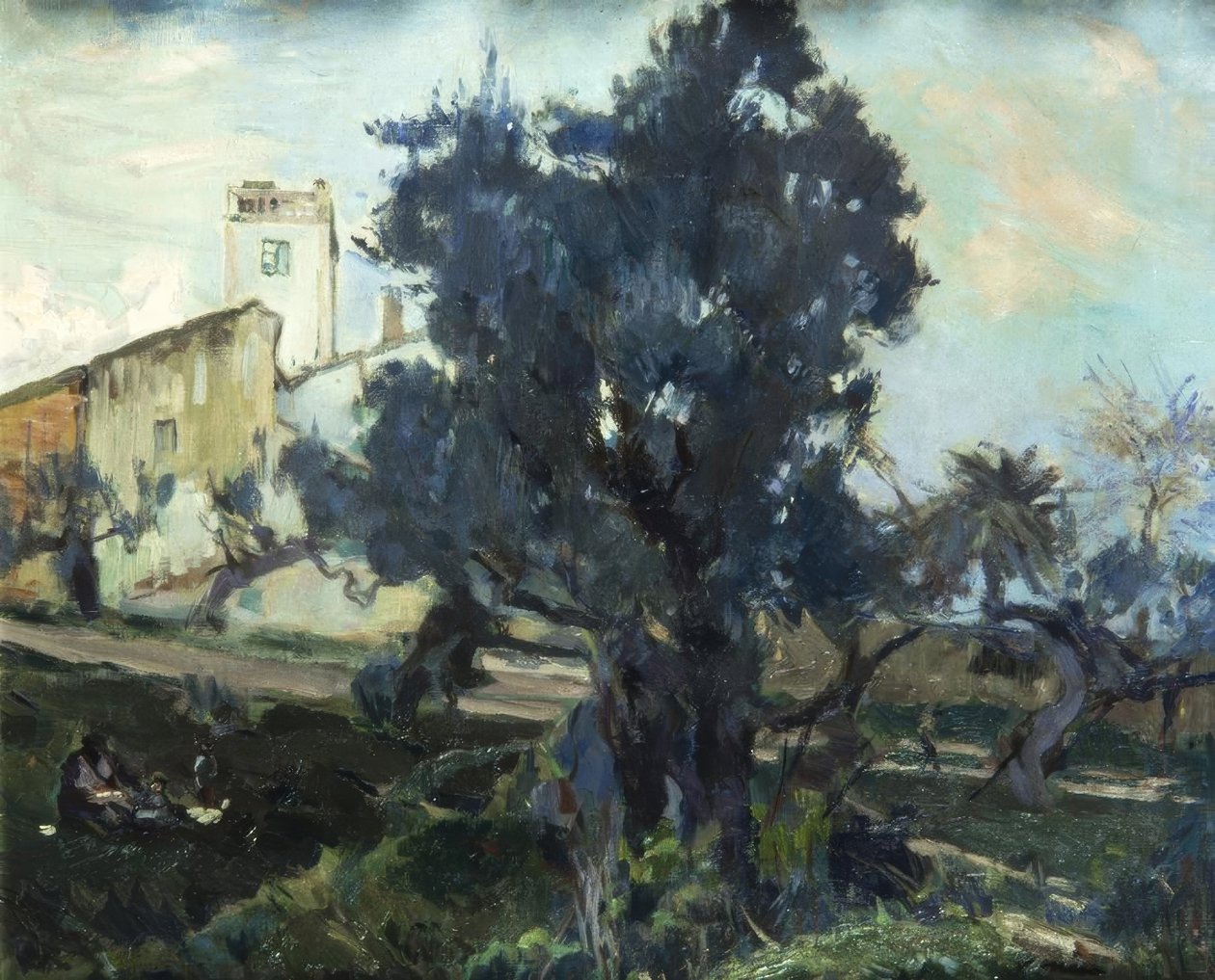 Farmhouse in Saldet by Joaquim Mir i Trinxet