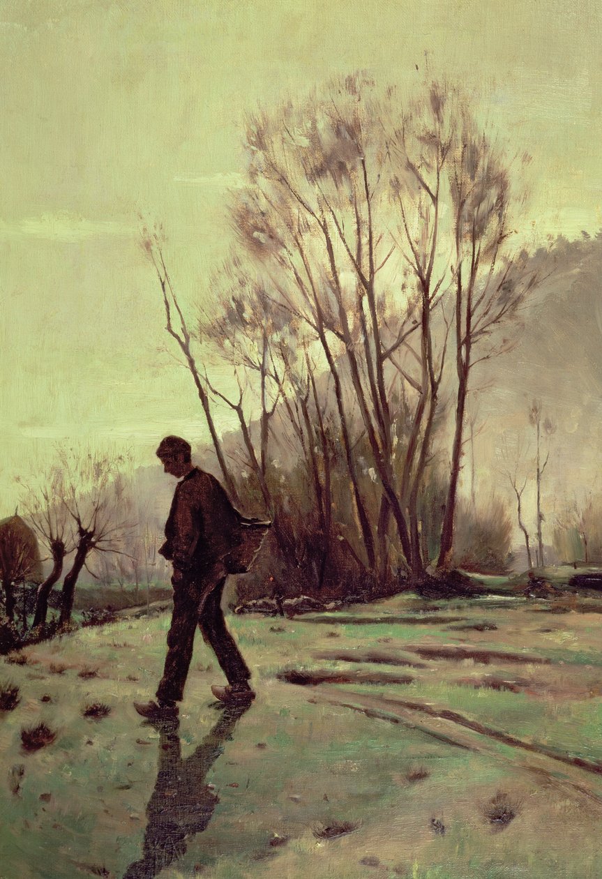 The Labourer by Joaquin Vayreda