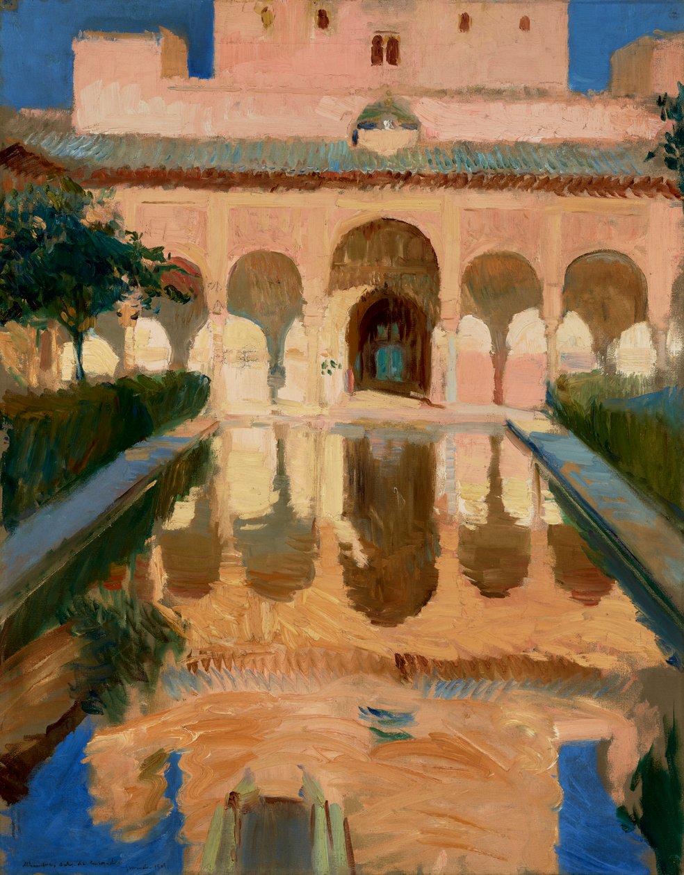 Hall of the Ambassadors, Alhambra, Granada by Joaquín Sorolla