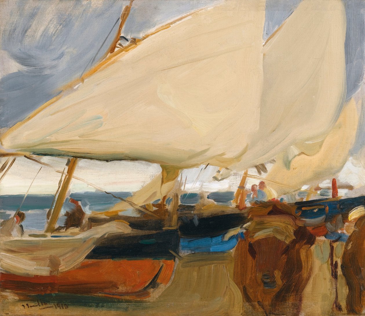 Valencia Beach by Joaquín Sorolla