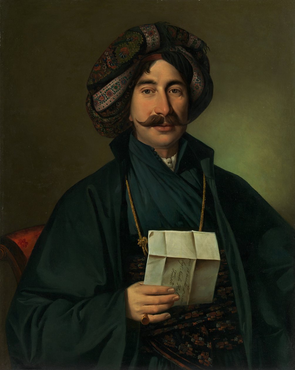 Man in Ottoman Dress by Jožef Tominc