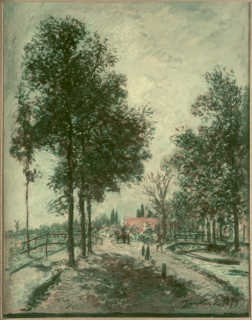 Autumn Landscape by Johan Barthold Jongkind