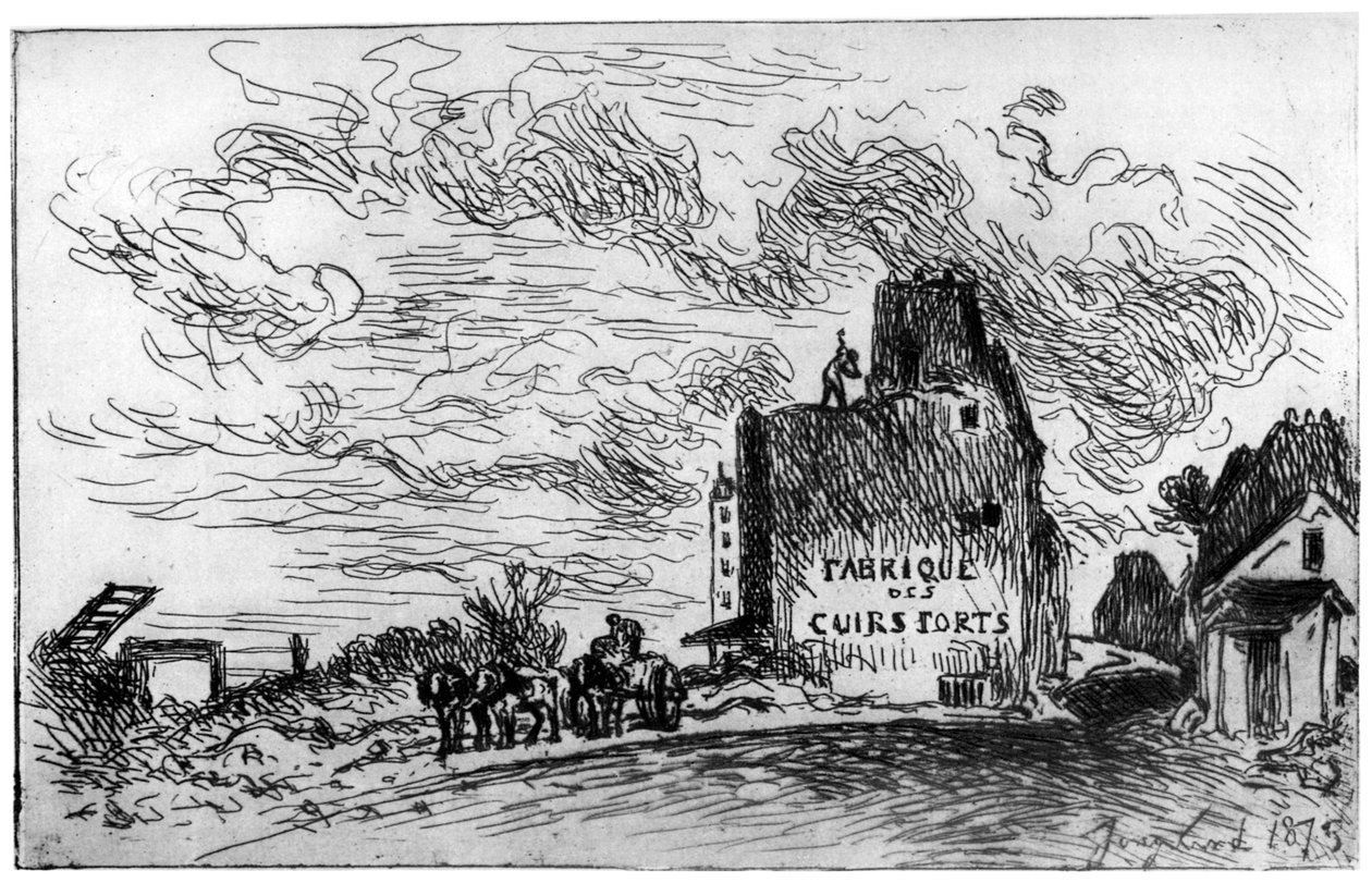 Demolition by Johan Barthold Jongkind
