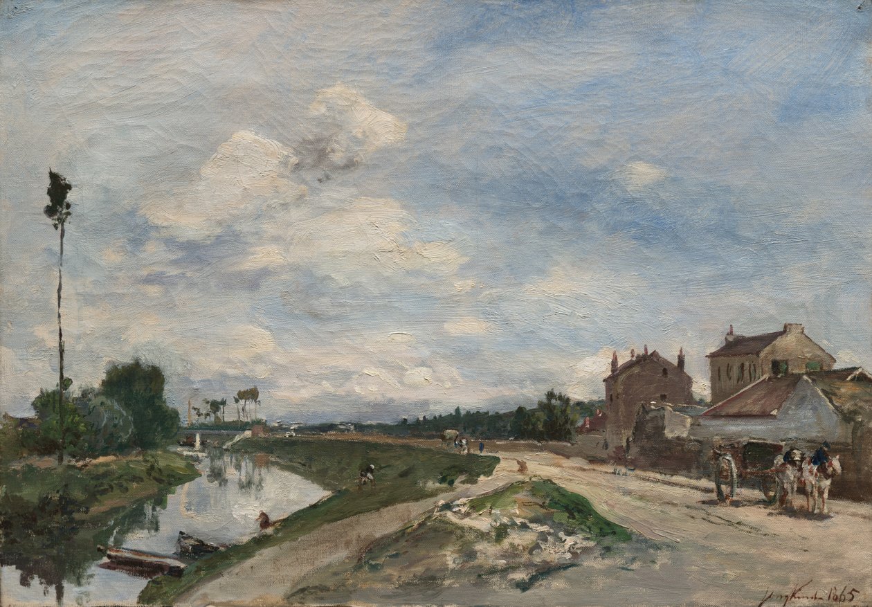 The Seine at Bas-Meudon by Johan Barthold Jongkind