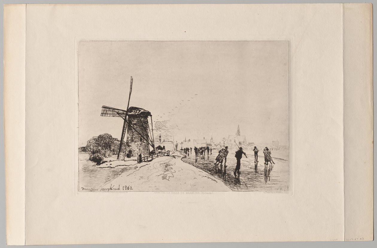 View of the City of Maaslins by Johan Barthold Jongkind