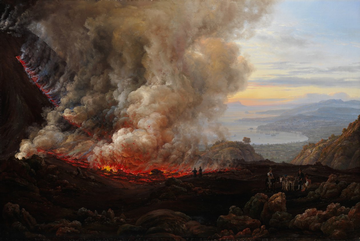 An Eruption of Vesuvius by Johan Christian Dahl