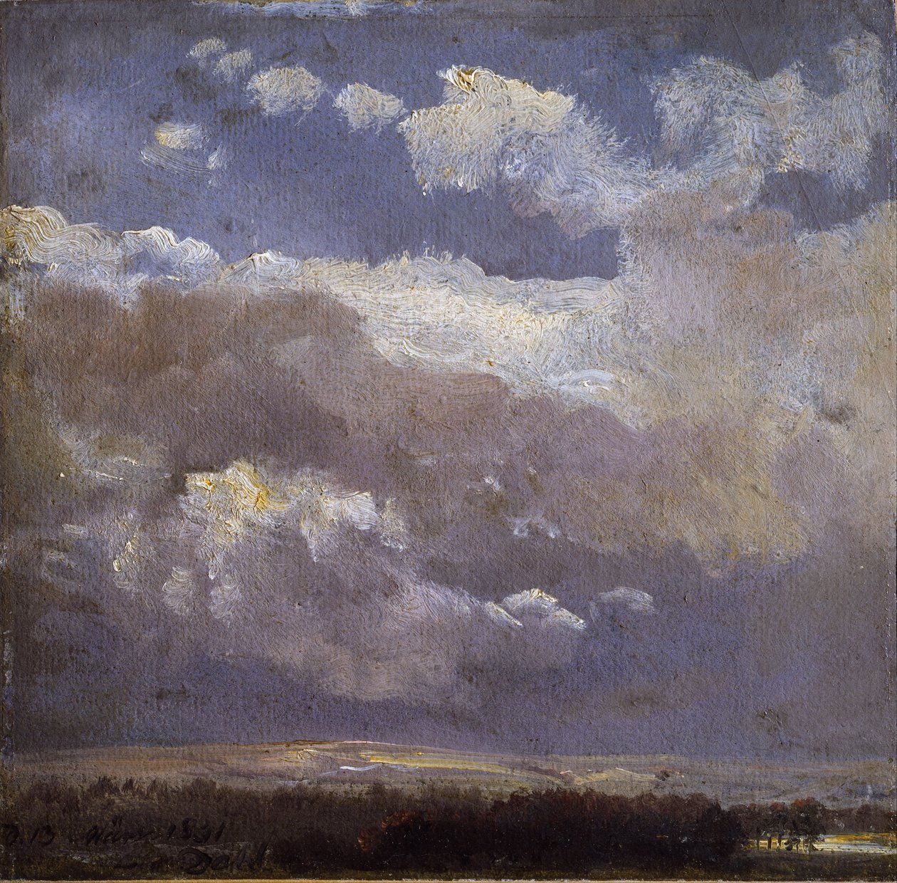 Thunderclouds by Johan Christian Dahl