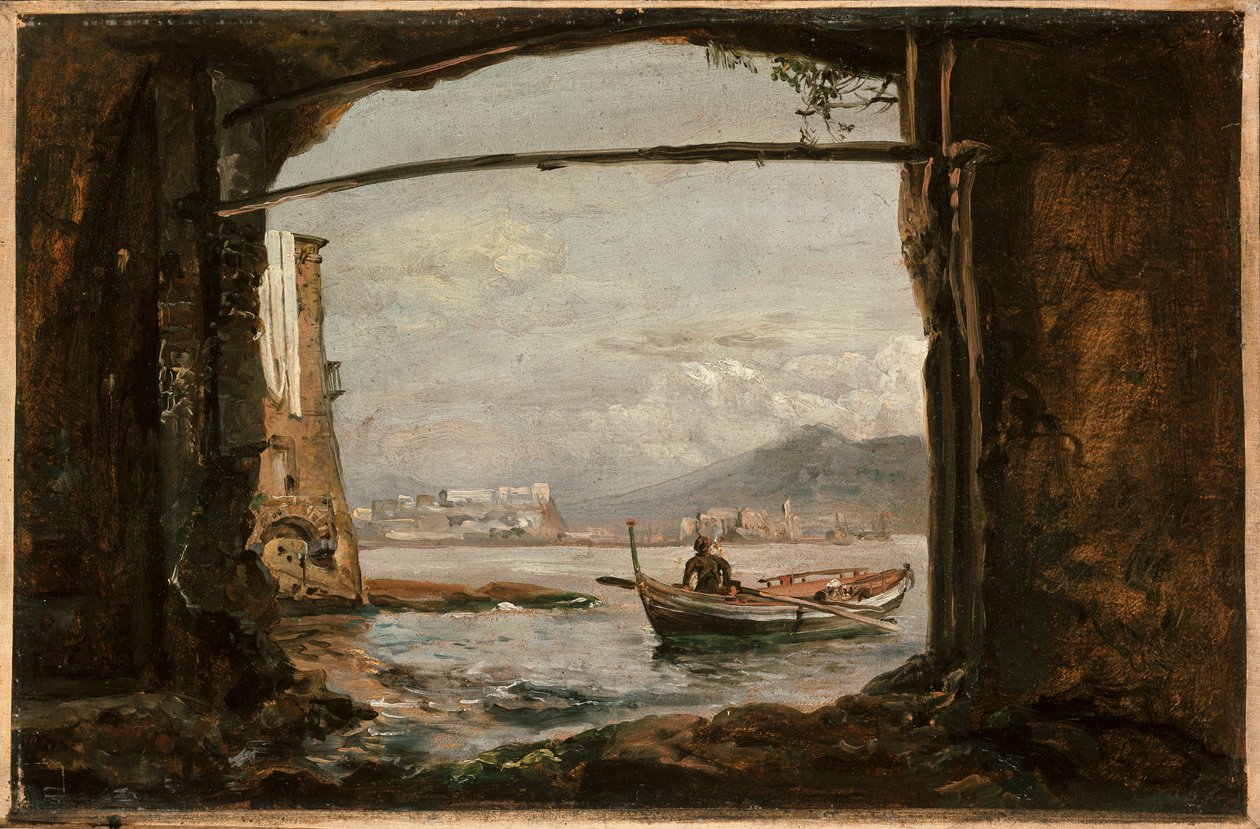 View from a Grotto near Posillipo by Johan Christian Dahl