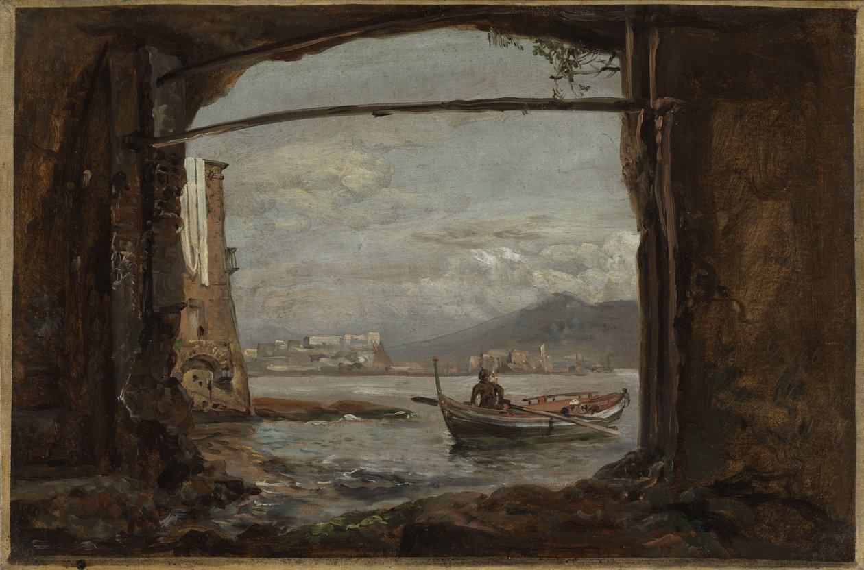 View from a Grotto near Posillipo by Johan Christian Dahl