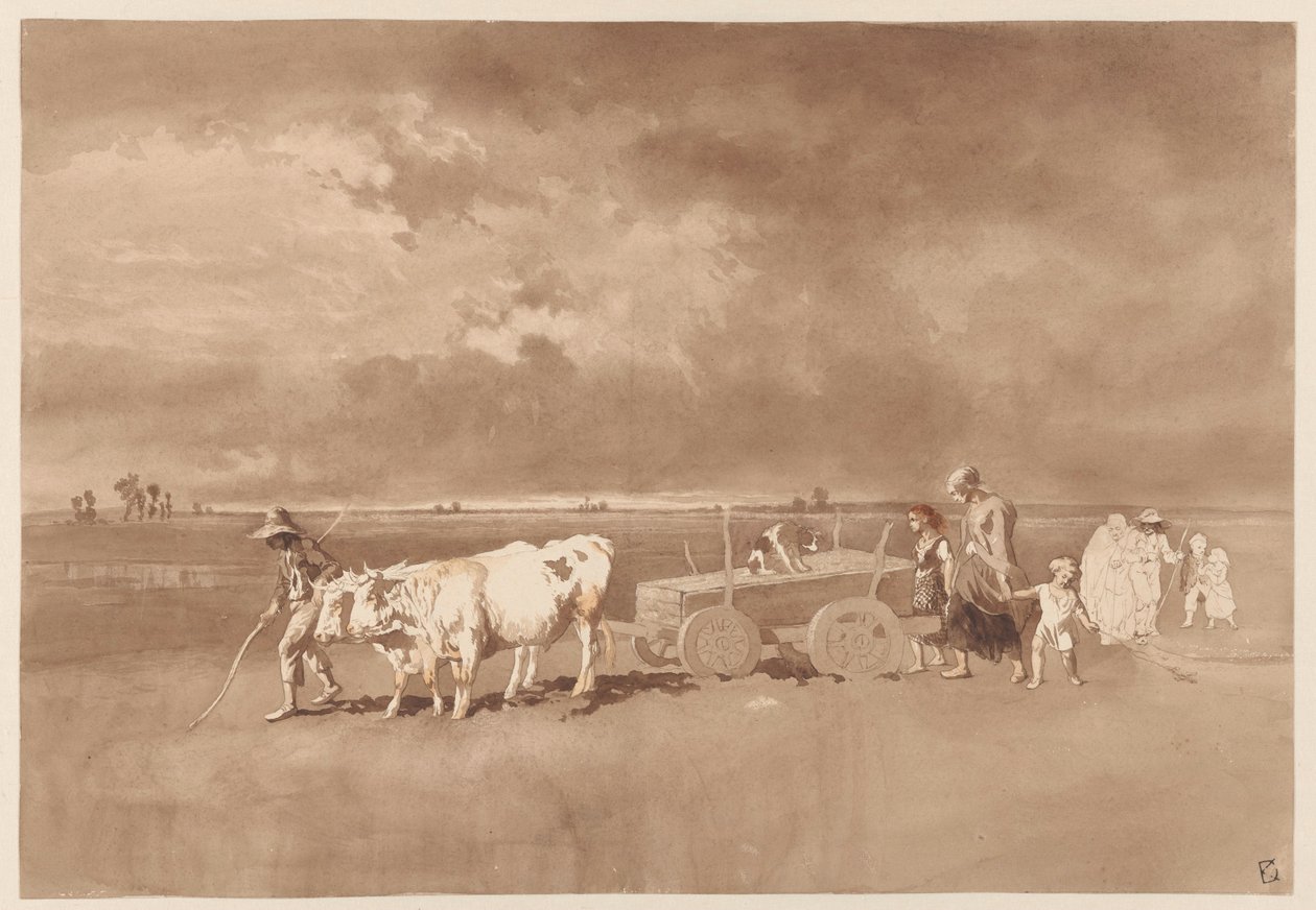 Funeral in the Campagna by Johan Daniël Koelman