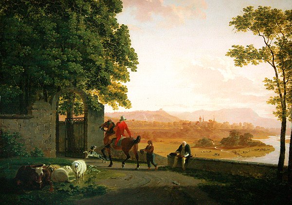 Landscape of the surroundings of Bern by Johan Jakob Biedermann