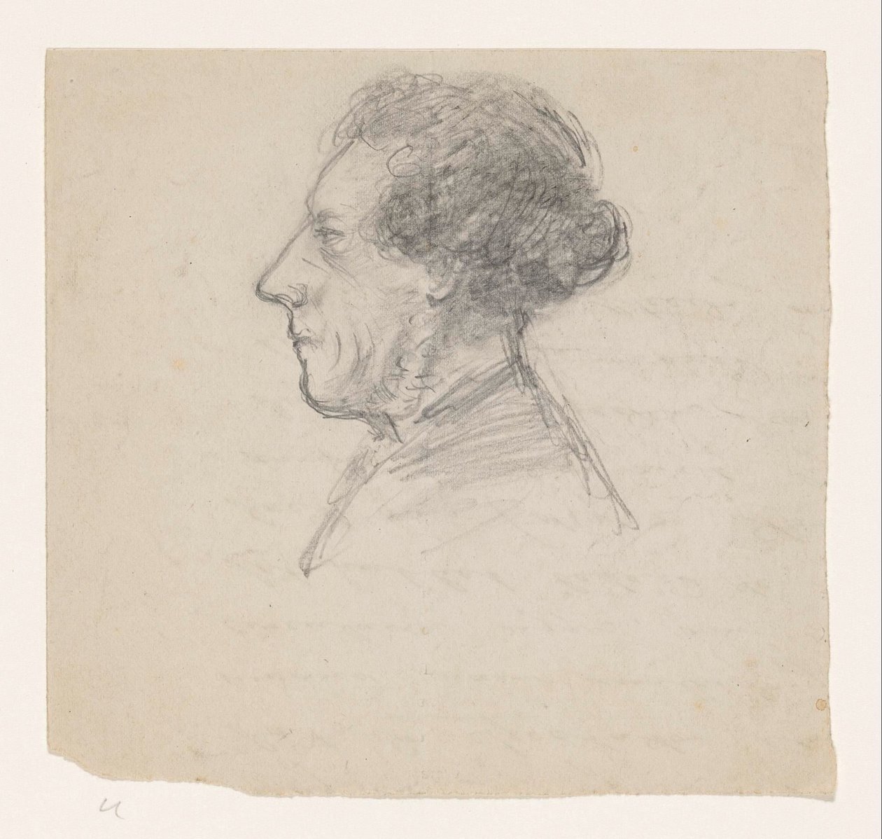 Portrait of Unknown Person by Johan Michaël Schmidt Crans