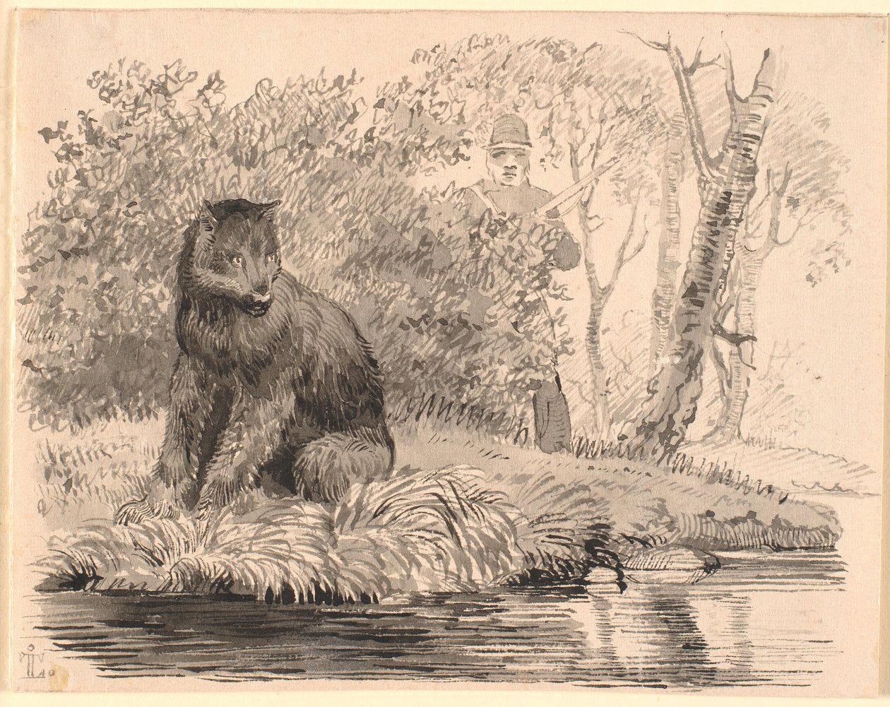 The Bear by Johan Thomas Lundbye