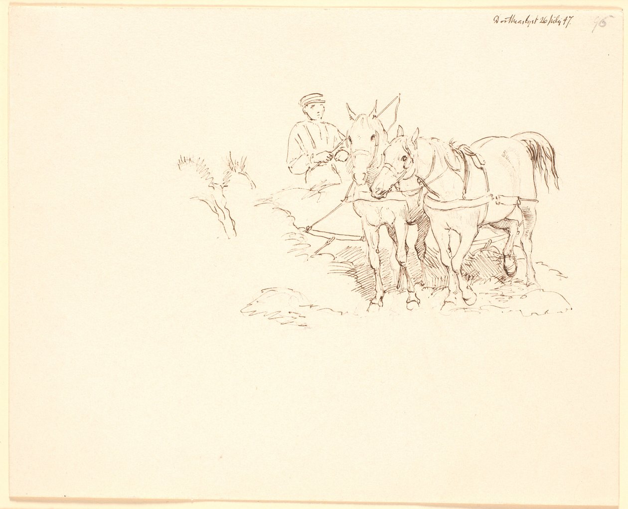 The Plow Turns by Johan Thomas Lundbye