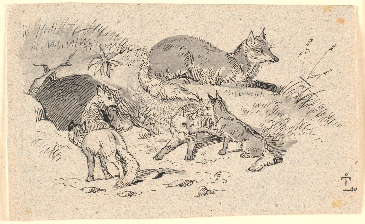 The Fox by Johan Thomas Lundbye