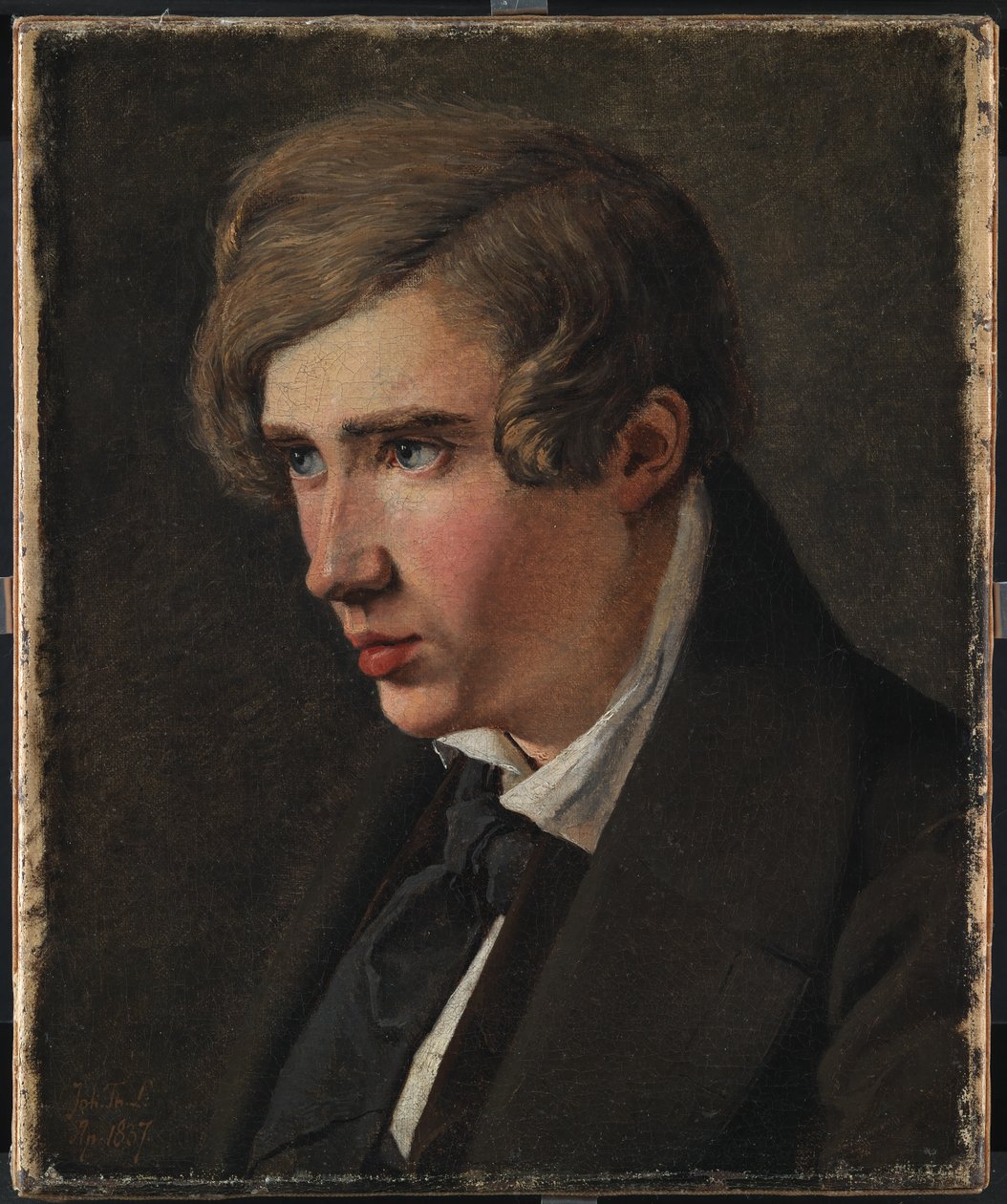 The Painter Thorald Læssøe by Johan Thomas Lundbye