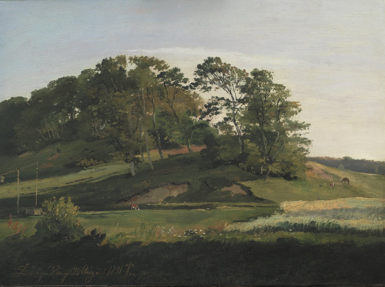 Wooded Hills at Sørupvang by Johan Thomas Lundbye