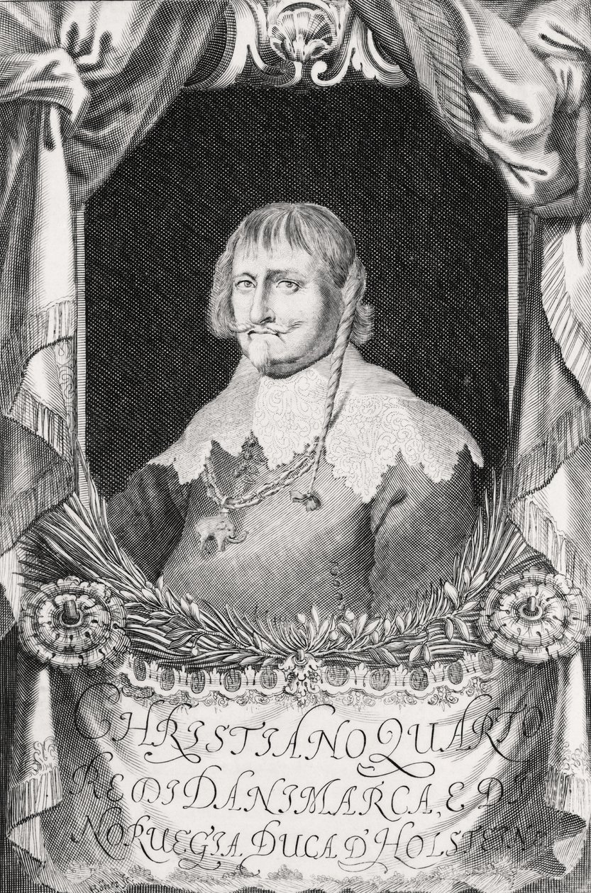Christian IV of Denmark by Johann Alexander Boener