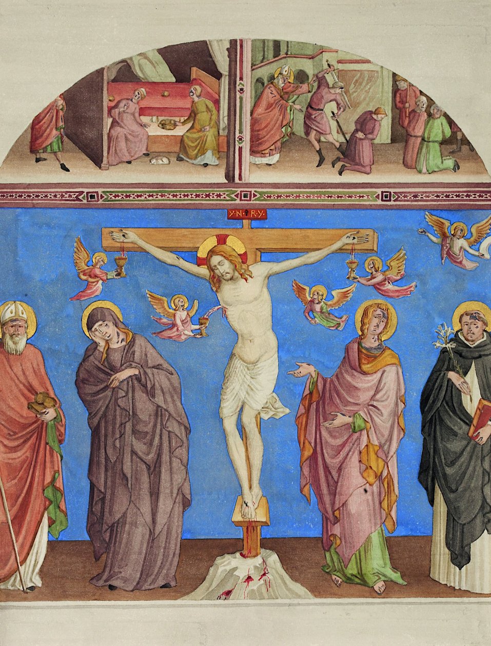 Christ on the Cross in the Church of S. Domenico in Arezzo by Johann Anton Ramboux