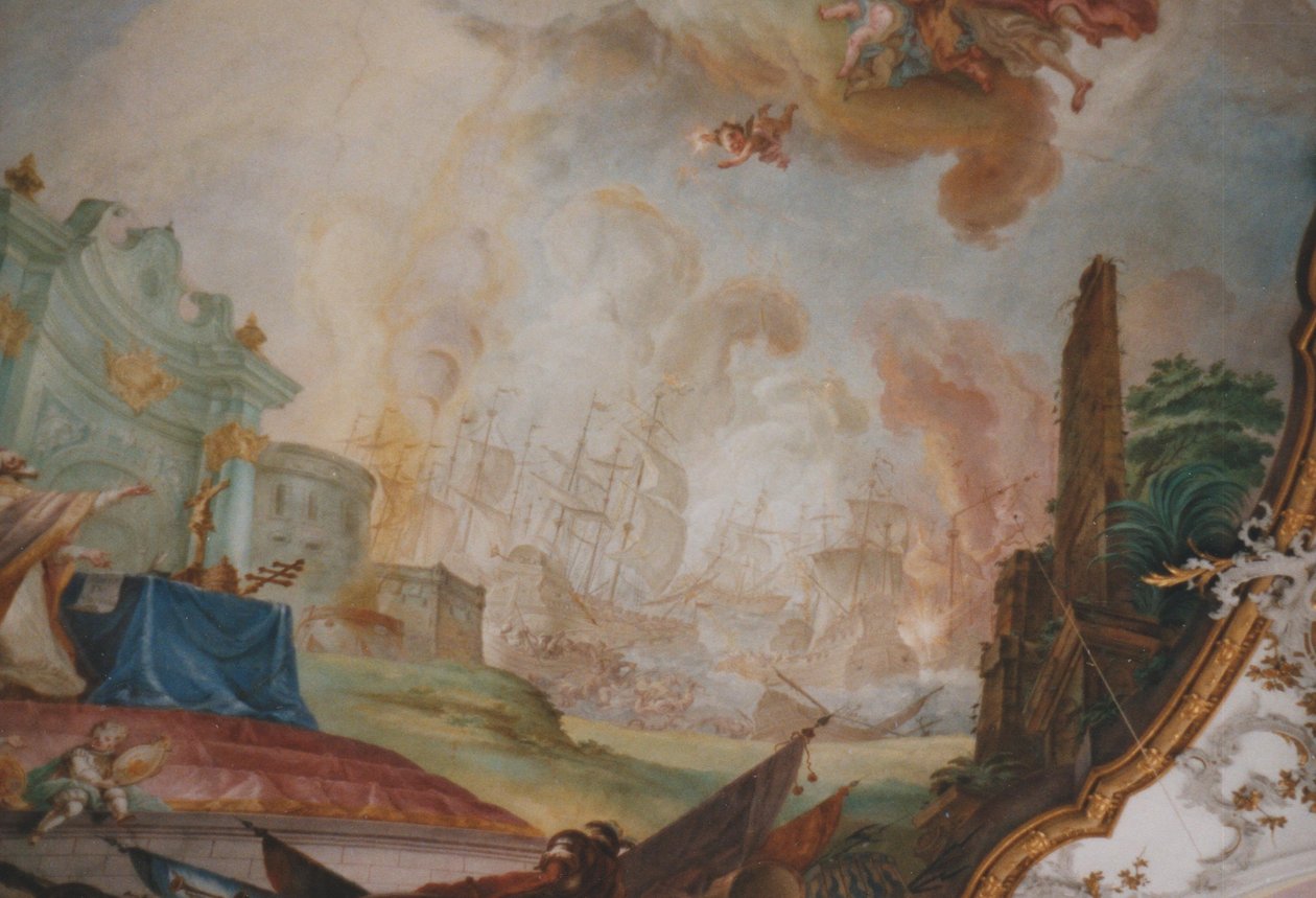 The Battle of Lepanto by Johann Baptist Enderle