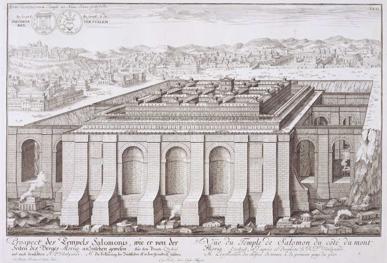 The Temple of Solomon, Jerusalem, from 