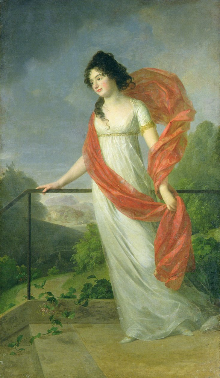 Portrait of Countess Theresia Fries (1779-1819) by Johann Friedrich August Tischbein